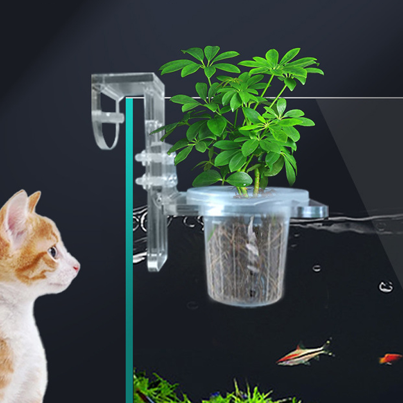 Aquarium Planted Wall - Kubki do sadzenia akwarium Hydroponiczny kosz