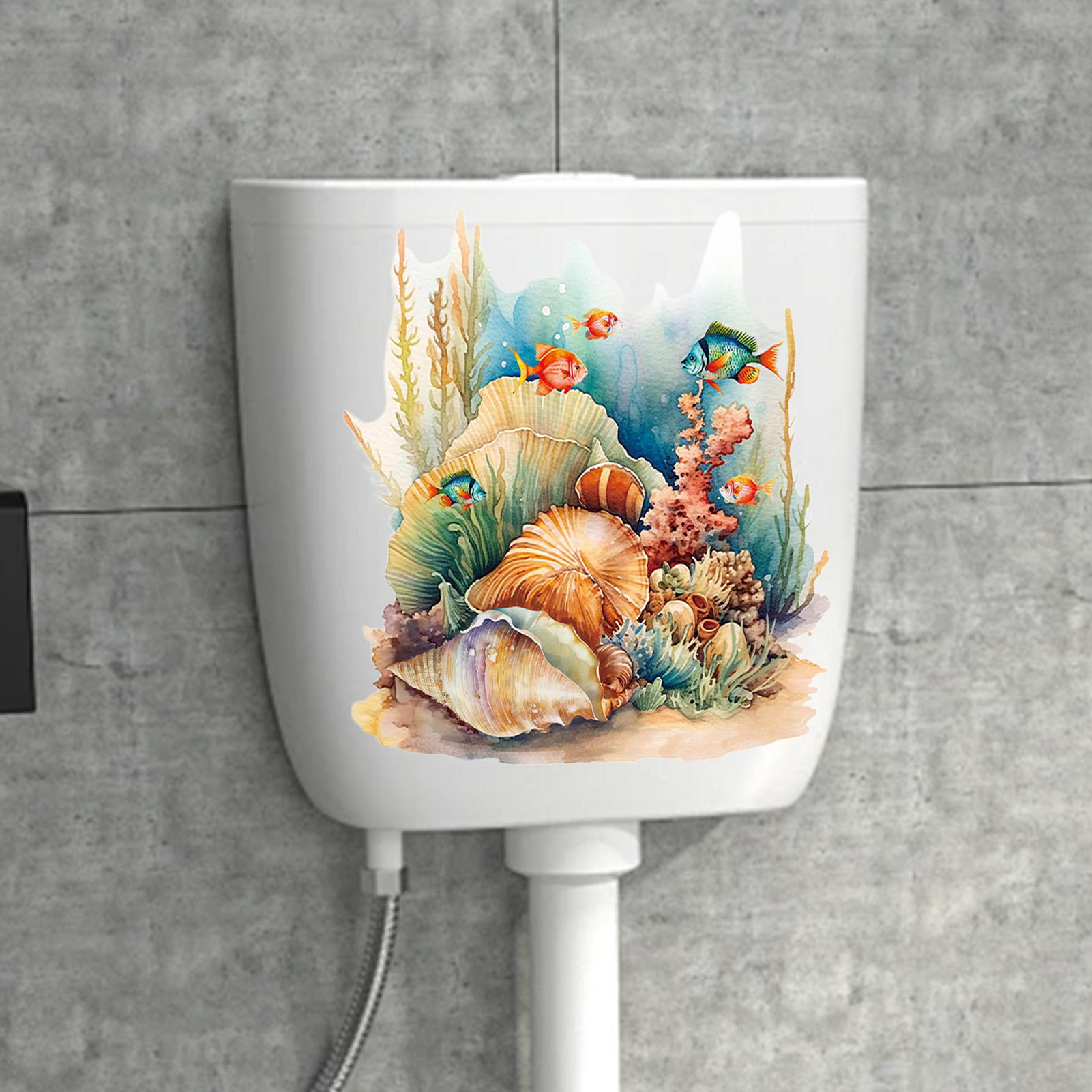 Aquarium Planted Wall - Naklejka 3D na tło akwarium, plakat