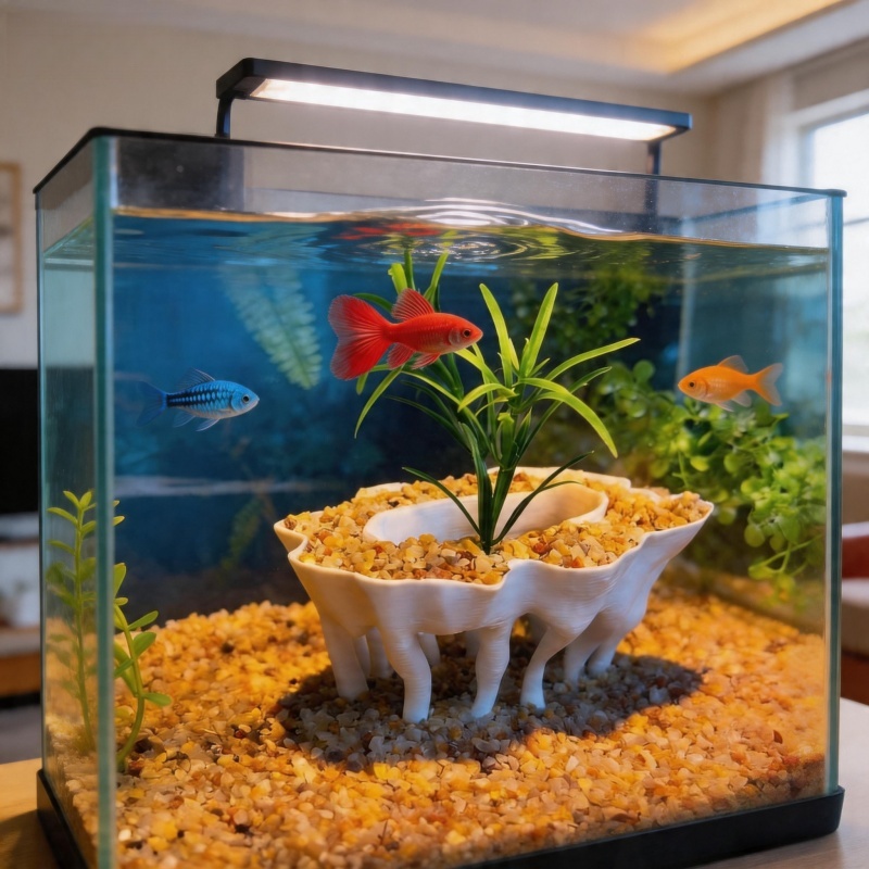 Aquarium Planted Tree - Drukowane w 3D rośliny akwariowe w