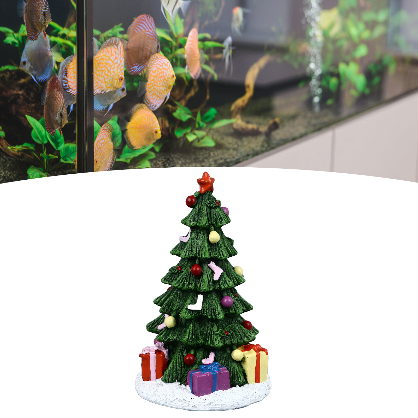 ZK20 Christmas Fish Tank Ornam – Aquarium Planted Tree recenzja i cena