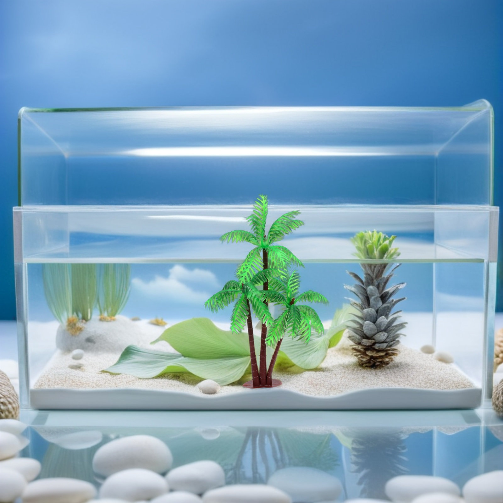 25 szt. sztucznych drzew kokos – Aquarium Planted Tree recenzja i cena