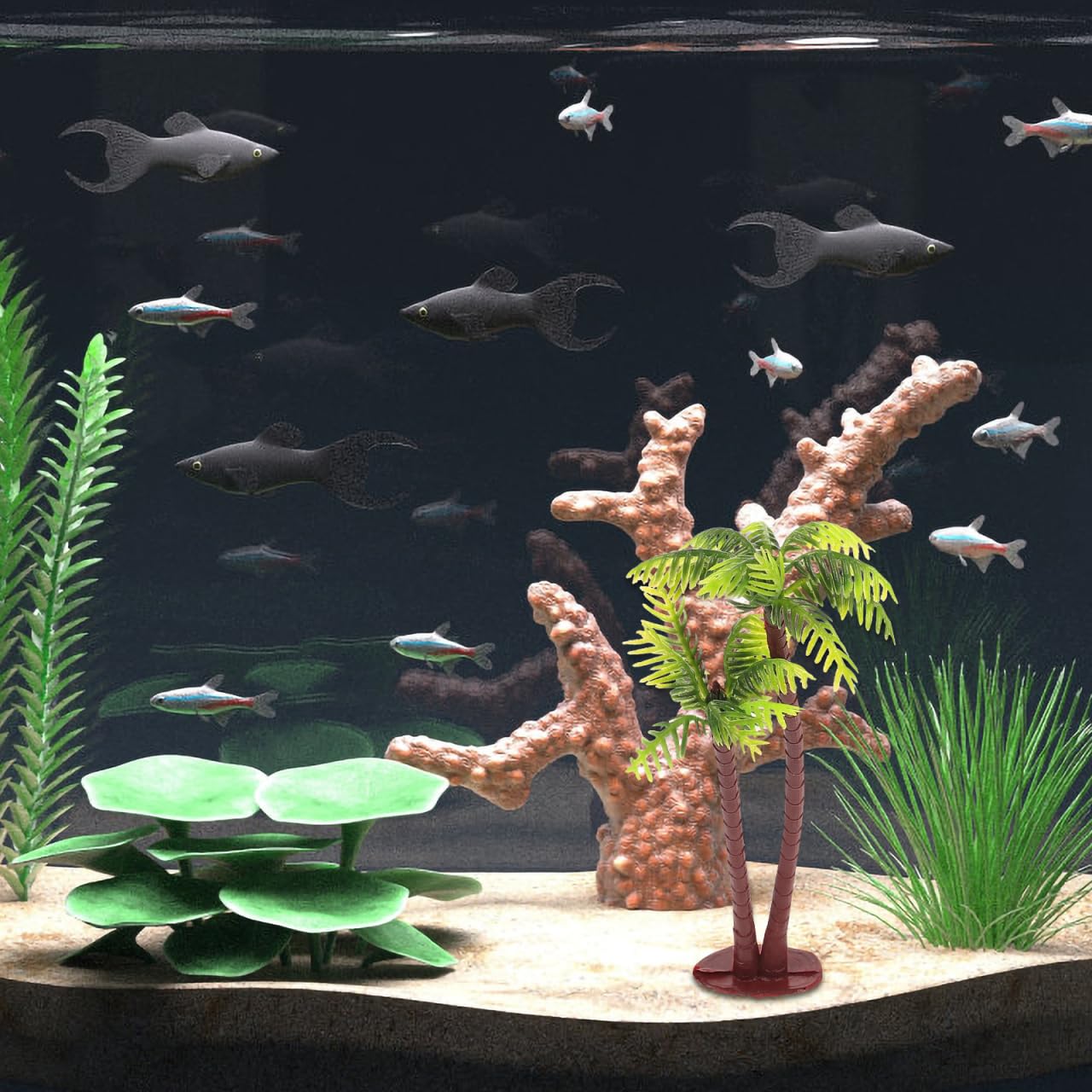 10/20/30/40/50 szt. Dekoracje  – Aquarium Planted Tree recenzja i cena