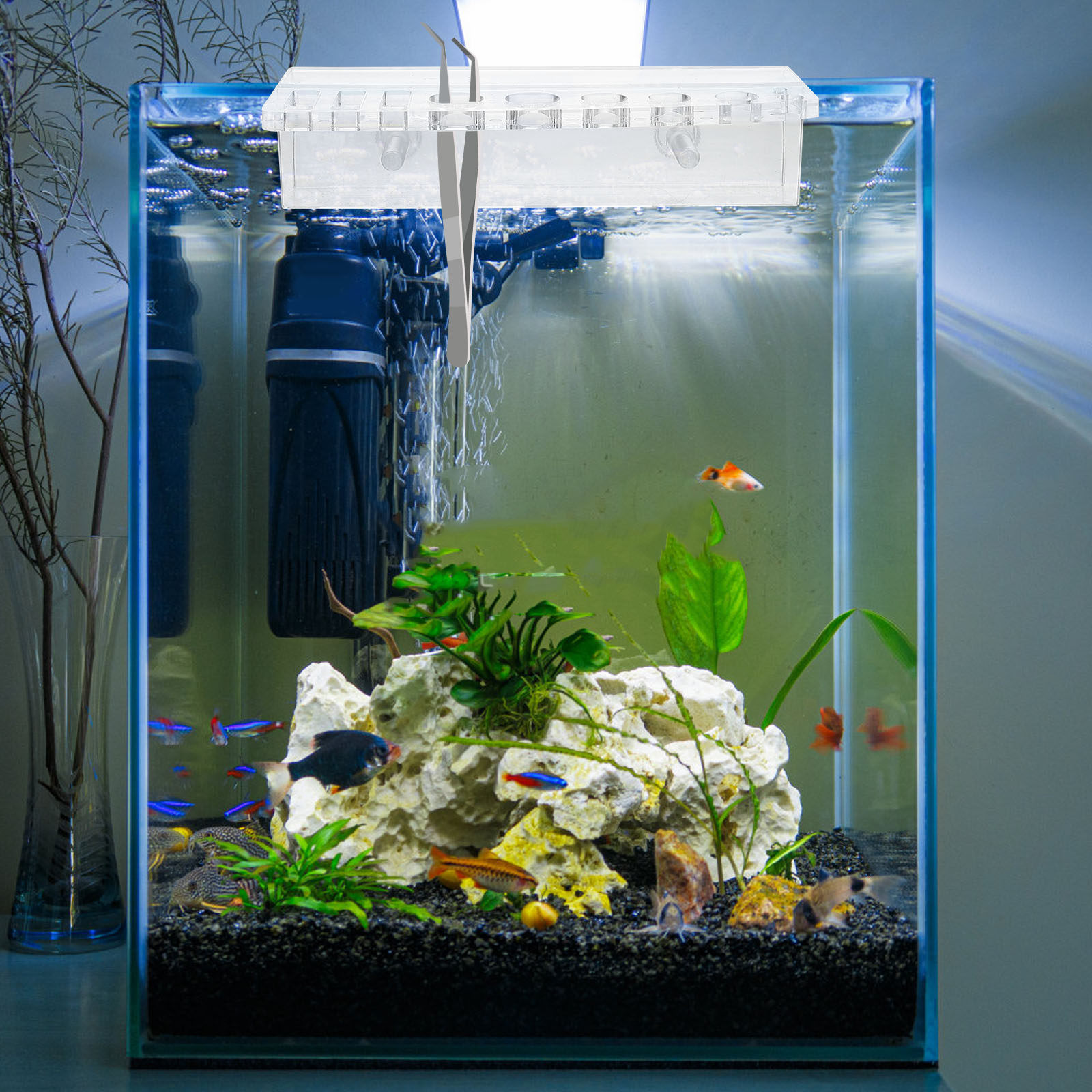 Akrylowy uchwyt na narzędzia d – Aquarium Planted Wall recenzja i cena