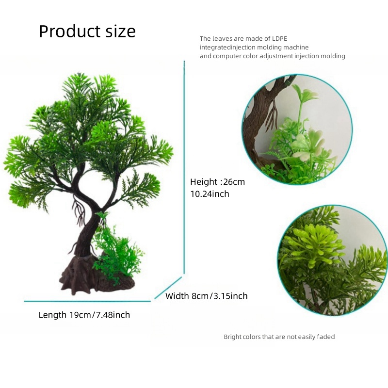 Rośliny dekoracyjne do akwariu – Aquarium Planted Tree recenzja i cena