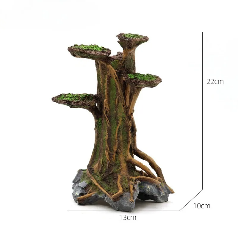 Sztuczne drzewko z mchem, deko – Aquarium Planted Wood recenzja i cena