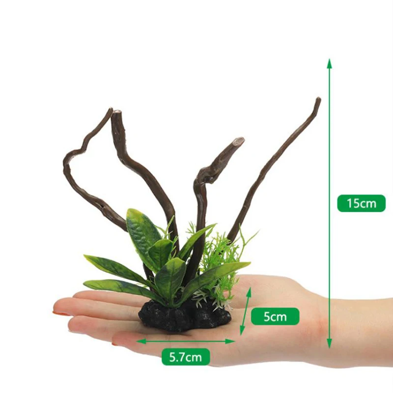 Symulowane dekoracje akwarium  – Aquarium Planted Wood recenzja i cena