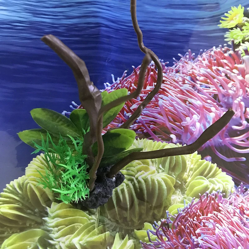 Symulowane dekoracje akwarium  – Aquarium Planted Wood recenzja i cena