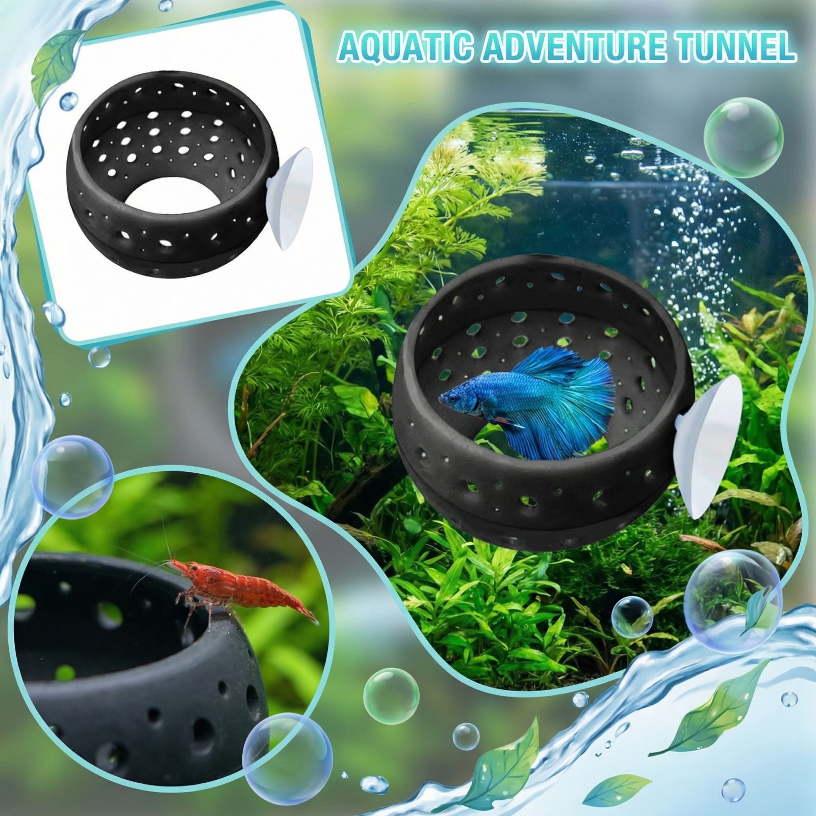 Tunel do ukrycia dla ryb Betta – Planted Aquarium Materials recenzja i cena