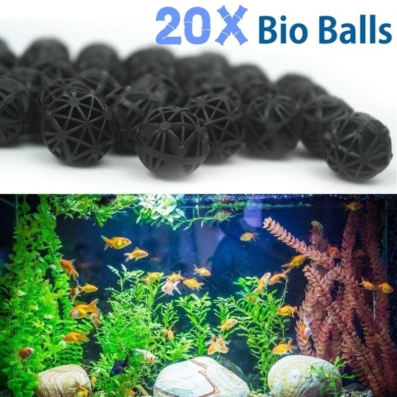20 szt. 16mm Filtry Bio Balls  – Aquarium Planted Fish recenzja i cena
