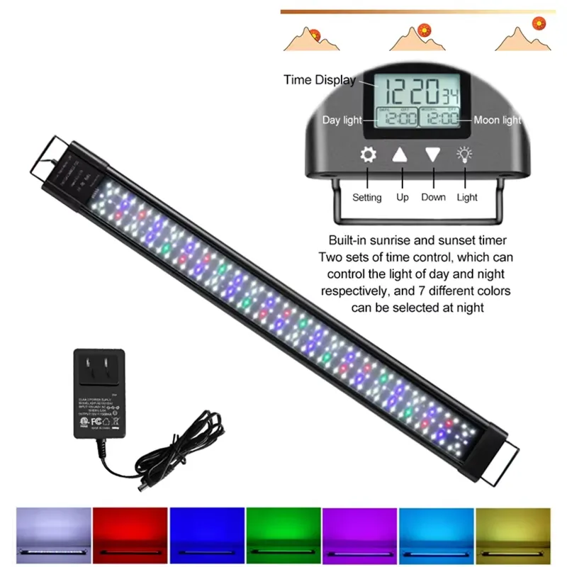 Lampa LED do akwarium 48W IP68 – Planted Aquarium Hours recenzja i cena